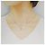 Autre Marque Collana Croce in Oro Bianco K10 e Diamanti - vista 6