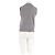 Autre Marque Grauer Kaschmirpullover - Ansicht 2