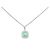 Autre Marque Collana in platino con smeraldi e diamanti
