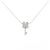 Autre Marque Collana 2 vie Au750 Clover Diamond