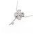 Autre Marque Collana 2 vie Au750 Clover Diamond - vista 3