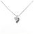 Autre Marque Pt850 Saphir Diamant Halskette
