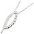 Autre Marque Collar de oro blanco K10 y diamantes - vista 4