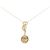 Autre Marque Collana in oro giallo Au750, quarzo rutilo e diamante