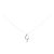 Autre Marque Colar de ouro branco K10 e diamantes