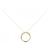 Autre Marque Collier en or jaune K10 et diamants