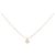 Autre Marque Collar de oro rosa K10 y diamantes