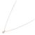 Autre Marque Collar de oro rosa K10 y diamantes - vista 2