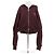 Sweatshirt Attico en coton bordeaux Taille 38