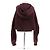 Sweatshirt Attico en coton bordeaux Taille 38 - vue 2