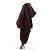 Sweatshirt Attico en coton bordeaux Taille 38 - vue 4