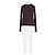 Pull Cos en coton marron à manches longues