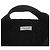 Autre Marque Borsa intrecciata nera e beige - vista 5
