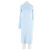 Autre Marque Abito midi azzurro MESHKI con collo alto e maniche lunghe