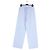Loulou de Saison Pantalon en coton bleu