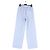 Loulou de Saison Pantalon en coton bleu - vue 2
