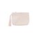 Clutch Whistles in pelle bianca