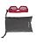 Off White Solaires rectangulaires bordeaux - view 7