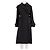 Gabardina Burberry de algodón negra
