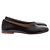 Whistles Schwarze Leder-Ballerinas - Ansicht 3