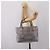 LOEWE Anagram Amazona Justa Hand Bag Leather Gold Silver - vista 23