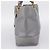 LOEWE Anagram Amazona Justa Hand Bag Leather Gold Silver - vista 4