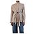 Autre Marque Camicia con lacci anteriori marrone e crema - size XS