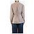 Autre Marque Camicia con lacci anteriori marrone e crema - size XS - vista 2