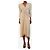 Isabel Marant Vestido midi fruncido Albini crema - size UK 8 - vista 3
