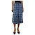 Acne Falda de tiro medio a cuadros azules - size UK 8