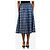 Acne Falda de tiro medio a cuadros azules - size UK 8 - vista 3
