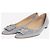 Manolo Blahnik Décolleté glitterate Silver Hangisflat - taglia EU 38.5 - vista 2