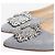Manolo Blahnik Décolleté glitterate Silver Hangisflat - taglia EU 38.5 - vista 5