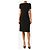 Prada Schwarzer taillierter Midirock - size UK 8 - Ansicht 2