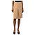 Miu Miu Falda midi beige con pliegues invertidos - size UK 8