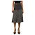 Proenza Schouler Falda midi de estampado mixto en blanco y negro FW18 - size UK 8