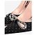 Rochas Schwarze Pumps mit Polka Dots und Kristallbesatz - size EU 40 - Ansicht 3