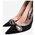 Rochas Schwarze Pumps mit Polka Dots und Kristallbesatz - size EU 40 - Ansicht 6