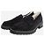 Jimmy Choo Mocassini in camoscio e shearling neri - size EU 37 - vista 2