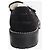 Jimmy Choo Mocassini in camoscio e shearling neri - size EU 37 - vista 3