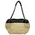 Borsa a tracolla Chanel in tela beige e nera