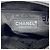 Borsa a tracolla Chanel in tela beige e nera - vista 5