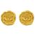 Chanel Gold Clip-On Ohrringe