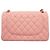 Borsa a tracolla Chanel in vitello martellato rosa - vista 8