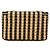 Bolso Vanity Chanel de Rafia Negro y Beige - vista 7