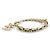 Bracciale con ciondoli in metallo dorato Chanel - vista 3