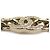 Bracciale con ciondoli in metallo dorato Chanel - vista 6