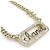 Collar Chanel dorado con perlas artificiales