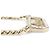 Collar Chanel dorado con perlas artificiales - vista 2