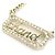 Collar Chanel dorado con perlas artificiales - vista 5